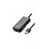 Адаптер сетевой UGREEN 20265 USB 3.0 Hub with Gigabit Ethernet A...