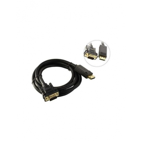 Кабель UGREEN DP105 (10247) DP Male to VGA Male Cable. 1,5 м. черный - фото 8