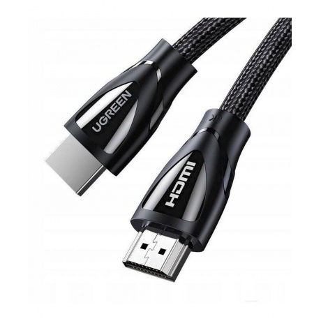 Кабель UGREEN HD140 (80403) HDMI 2.1 Male To Male Cable 8K Braided Cable. 2 м. черный - фото 2