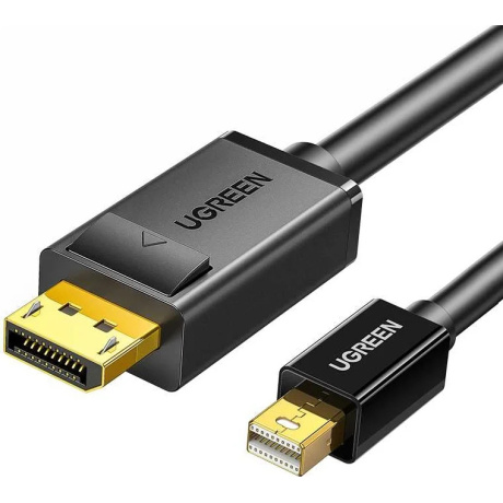 Кабель UGREEN MD105 (10477) Mini DP to DP Cable. 1,5 м. черный