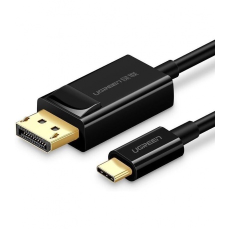 Кабель UGREEN MM139 (50994) USB Type C to DP Cable. 1,5 м. черный - фото 1