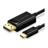Кабель UGREEN MM139 (50994) USB Type C to DP Cable. 1,5 м. черны...