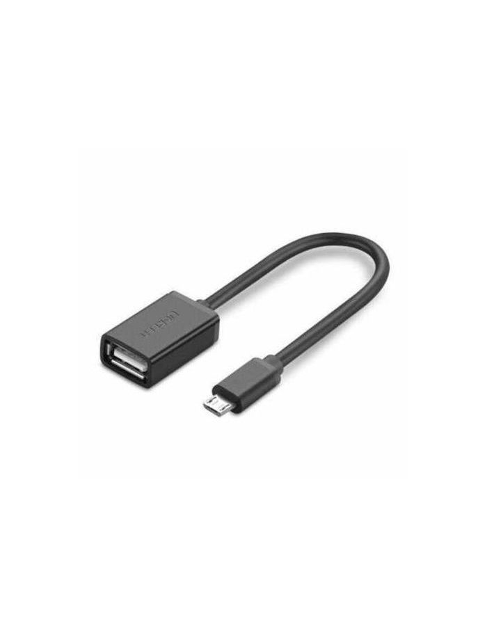 Кабель UGREEN US133 (10396) Micro USB Male to USB-A Female Cable With OTG Nickel Plating Black