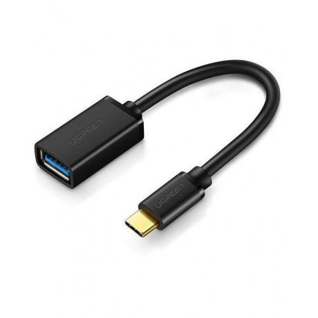 Кабель UGREEN US154 (30701) USB-C Male to USB 3.0 A Female OTG Cable Black - фото 4