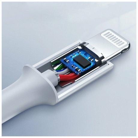 Кабель UGREEN US171 (10493) USB-C to Lightning Cable M/M Nickel Plating ABS Shell. 1 м. белый - фото 10