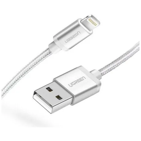 Кабель UGREEN US199 (60162) Lightning to USB-A 2.0 Cable. 1,5 м....