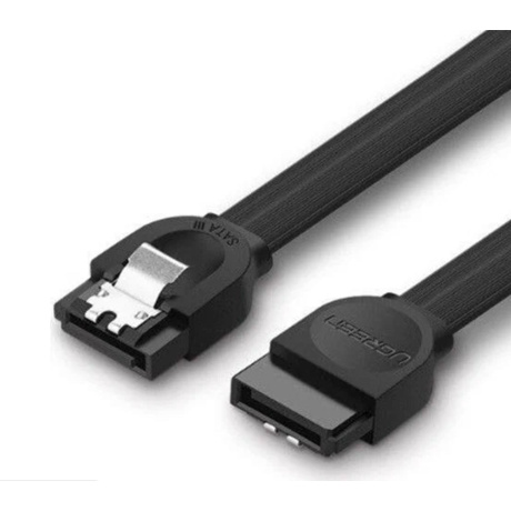 Кабель UGREEN US217 (30796) SATA 3 Data Cable. 0,5 м. черный