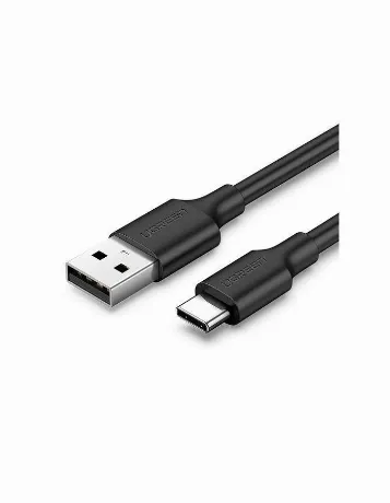 Кабель UGREEN US287 (60118) USB-A 2.0 to USB-C Cable Nickel Plat...