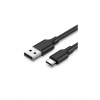 Кабель UGREEN US287 (60118) USB-A 2.0 to USB-C Cable Nickel Plat...
