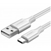 Кабель UGREEN US287 (60121) USB-A 2.0 to USB-C Cable Nickel Plat...