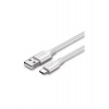 Кабель UGREEN US287 (60123) USB-A 2.0 to USB-C Cable Nickel Plat...