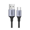 Кабель UGREEN US288 (60408) USB-A 2.0 to USB-C Cable Nickel Plat...