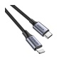 Кабель UGREEN US304 (60761) USB-C to Lightning M/M Cable Aluminu...