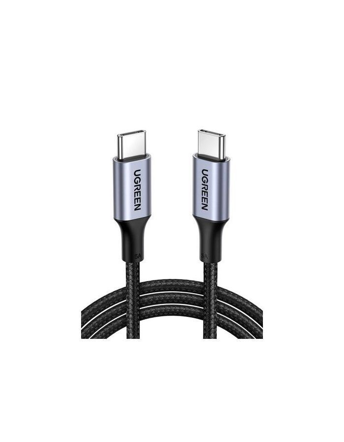 Кабель UGREEN US316 (70427) USB-C 2.0 to USB-C 2.0 5A Data Cable. 1 м. черный