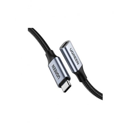 

Кабель UGREEN US372 (80810) USB-C 3.1 Male to USB-C Female Gen2 Extension Cable. 0,5м. черный