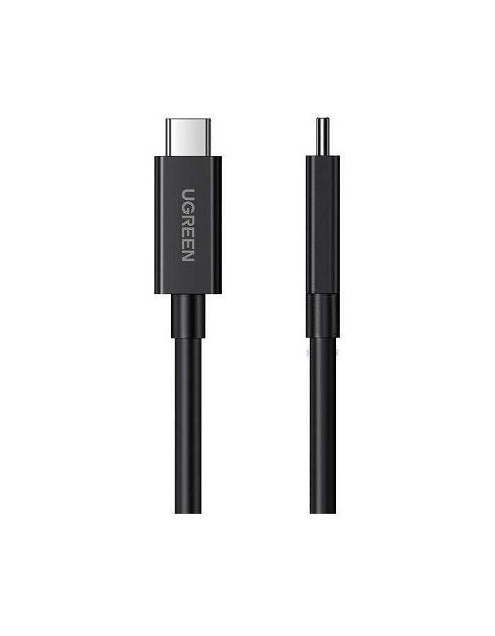 Кабель UGREEN US501 (30389) USB-C to USB-C Thunderbolt 4 40Gbps 100W Data. 0,8 м. черный