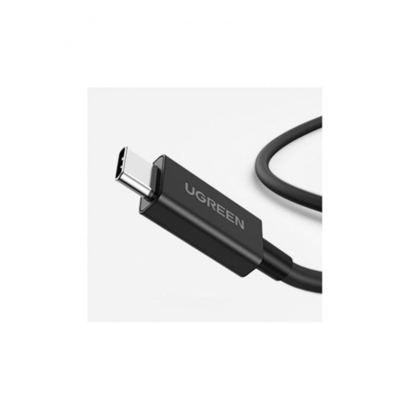 Кабель UGREEN US501 (60621) USB-C to USB-C Thunderbolt 4 40Gbps 100W Data Cable. 2 м. черный - фото 3