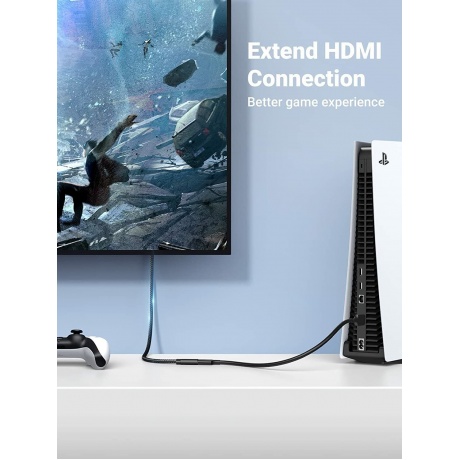 Кабель-удлинитель UGREEN HD151 (40447) HDMI 8K Black - фото 4
