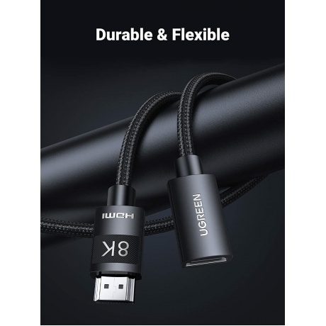 Кабель-удлинитель UGREEN HD151 (40447) HDMI 8K Black - фото 5