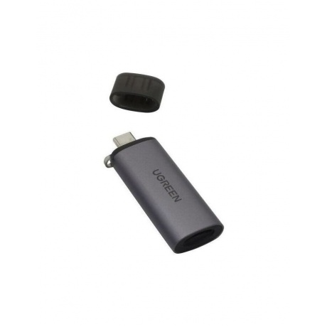 Кардридер UGREEN CM184 (50704) USB-C TF + SD Card Reader. серый - фото 4