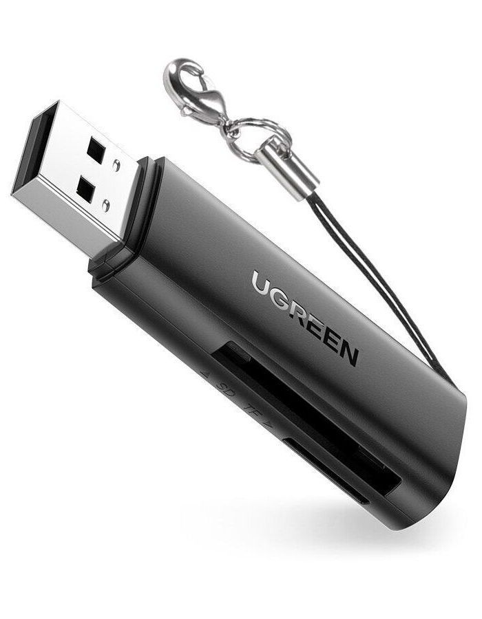 Кардридер UGREEN CM264 (60722) USB3.0 Multifunction Card Reader. черный кардридер ugreen cm264 черный
