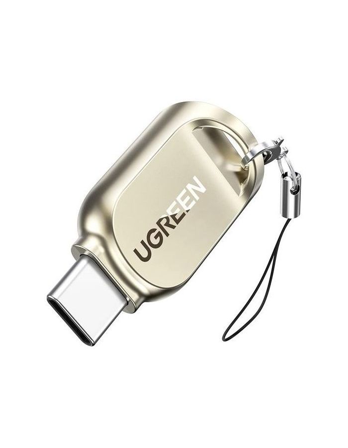 Кардридер UGREEN CM331 (80124) USB-C to TF Card Reader. светло-золотой кардридер многофункциональный ugreen cm304 80191 multifunction usb c usb tf sd 3 0 card reader цвет черный