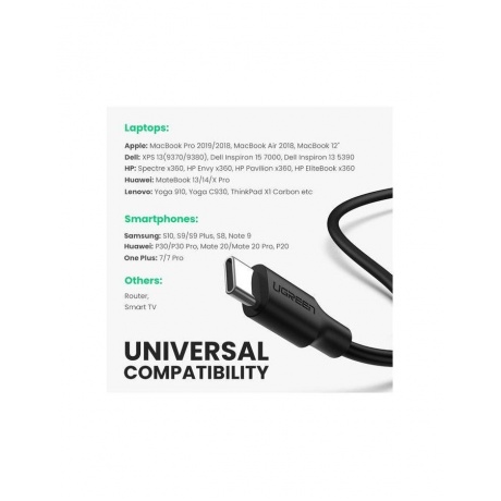 Конвертер UGREEN CM321 (70610) USB-C 3.0 to 2.5-Inch SATA Converter. 50 см. черный - фото 5