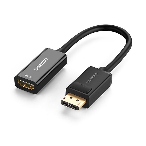 Конвертер UGREEN MM137 (70694) DP To HDMI Female Converter 4K*2K 60HZ. 25 см. черный displayport dp male to vga female adapter display port cable converter black