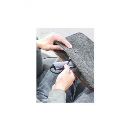 Хаб UGREEN CM195 (70411) Space Gray - фото 3