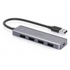 Хаб UGREEN CM219 (50985) 4-Ports USB A 3.0 Hub. серый