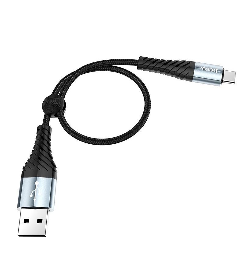 Дата-кабель Hoco X38 Cool, USB - Type-C, черный (10567) кабель hoco x38 cool charging usb lightning 1 м черный