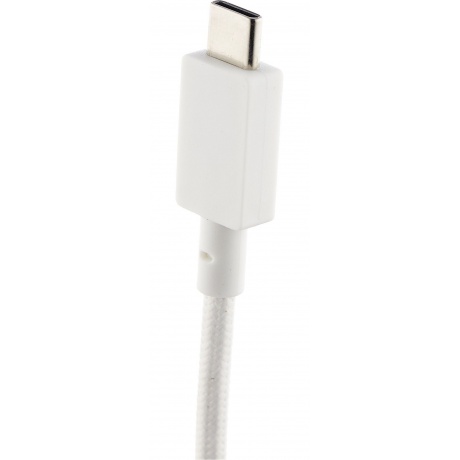 Дата-кабель VLP Nylon Cable USB C - USB C, 1.2м, белый - фото 3