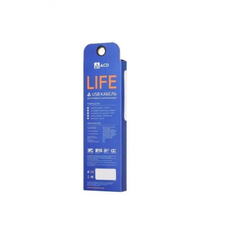 Кабель ACD-Life MicroUSB - USB-A, 1м, белый (ACD-U920-M1W) - фото 5