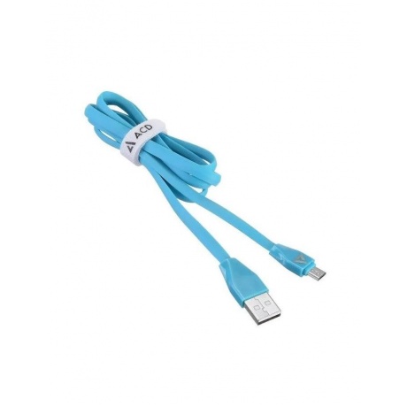 Кабель ACD-Life MicroUSB - USB-A, 1м, синий (ACD-U920-M1L) - фото 1
