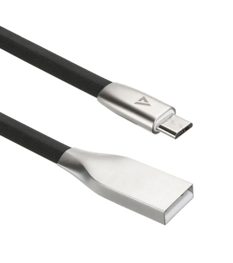 Кабель ACD-Infinity MicroUSB - USB-A, 1.2м, черный (ACD-U922-M1B) корпус akasa galileo t slim thin mini itx a itx23 m1b a itx23 m1b