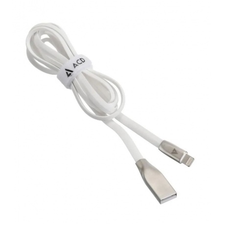 Кабель ACD-Infinity Lightning - USB-A, 1.2м, белый (ACD-U922-P5W) - фото 2