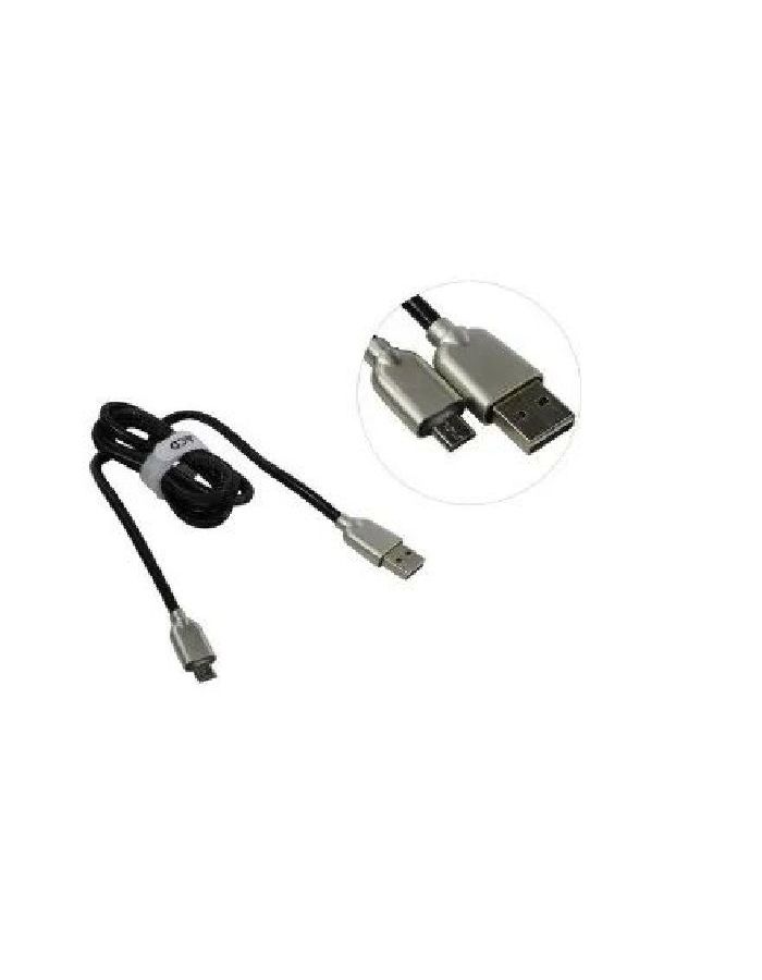 Кабель ACD-Allure MicroUSB - USB-A Кожа, 1м, черный (ACD-U926-M1B)