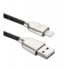 Кабель ACD-Allure Lightning - USB-A Кожа, 1м, черный (ACD-U926-P...
