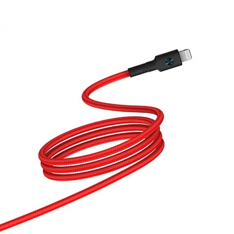 Кабель ZMI Type-C-Lightning 1,5м, 3A, 18W красный (AL875 Red) - фото 3