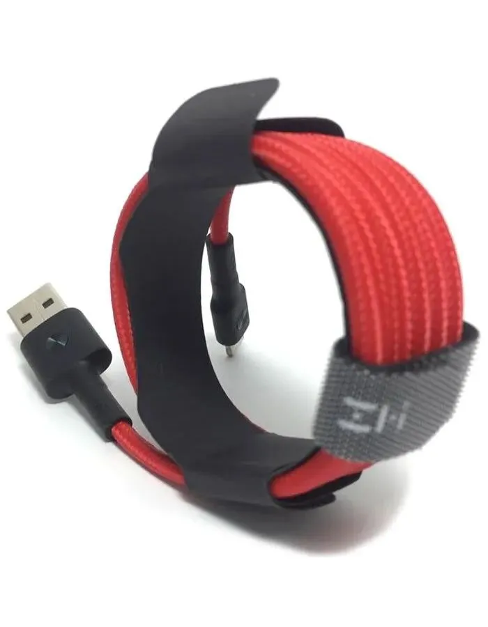 Кабель ZMI Type-C-Lightning 1,5м, 3A, 18W красный (AL875 Red) - фото 6