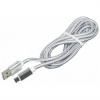 Дата-кабель Red Line USB - micro USB, 2А, нейлоновая оплетка, се...