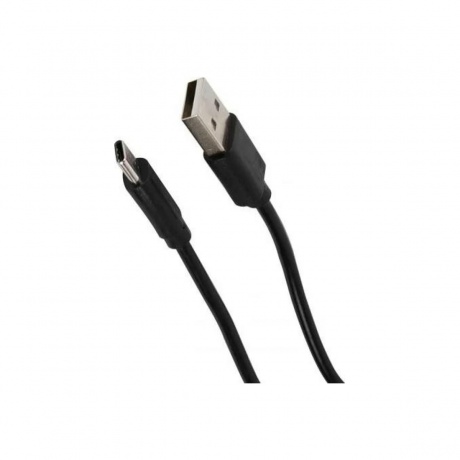 Дата-кабель Red Line USB - Type-C, 3А, PVC, 1м, черный - фото 1