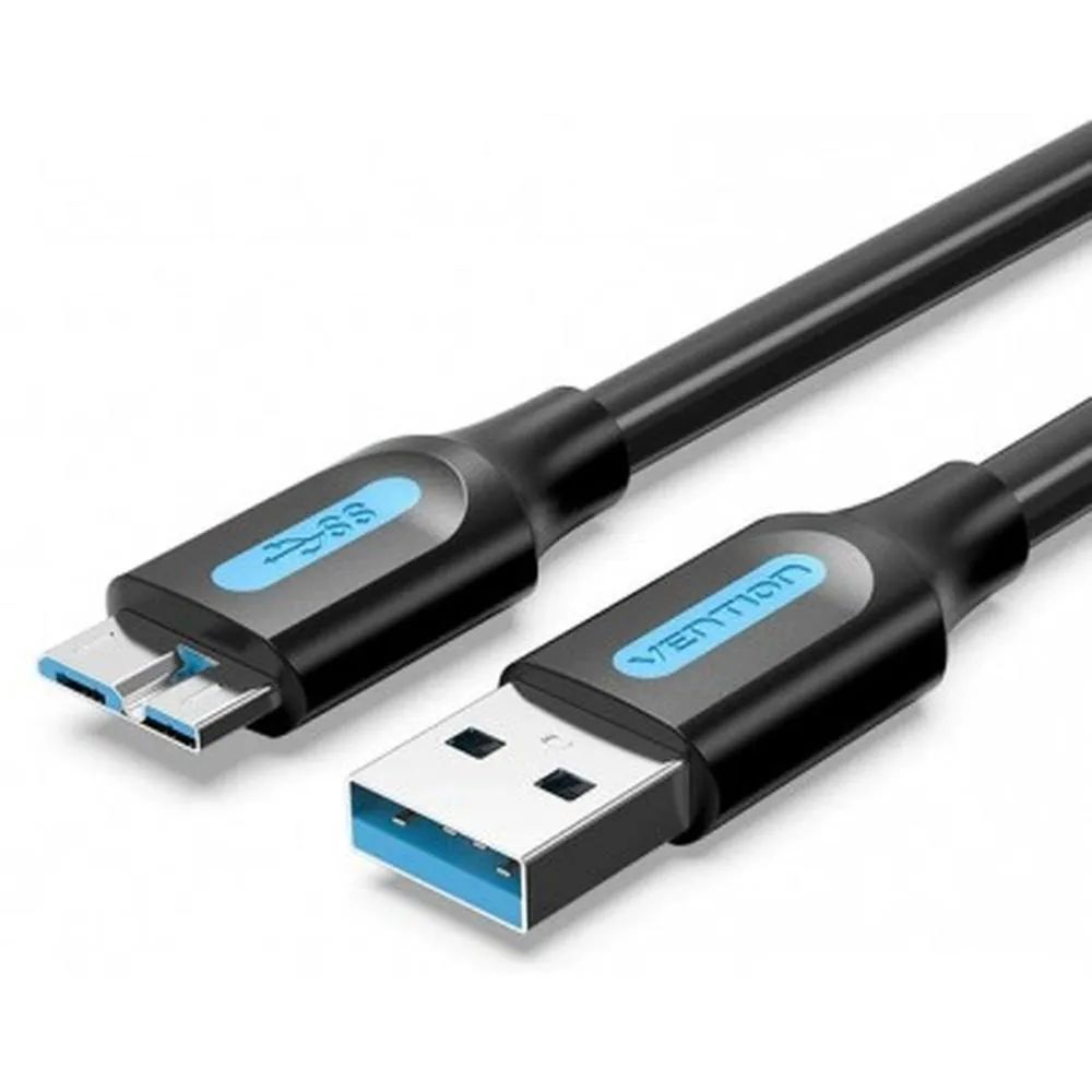 Кабель Vention USB 3.0 AM/micro B - 0,25м. (COPBC) кабель micro b usb 3 1 для жесткого диска кабель type c usb 3 0 usb c micro b для samsung seagate wd hdd ssd внешний кабель для жесткого диска