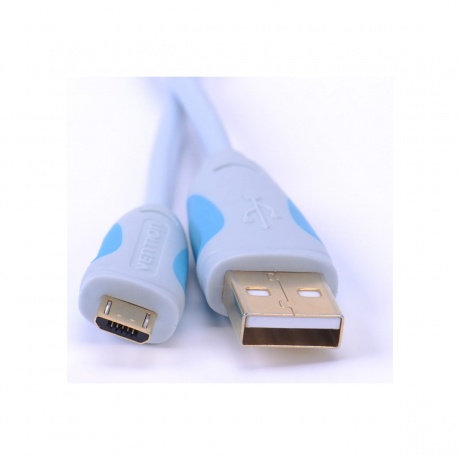 Кабель Vention USB 2.0 AM/micro B 5pin  - 0,25 м (VAS-A04-S025) - фото 3