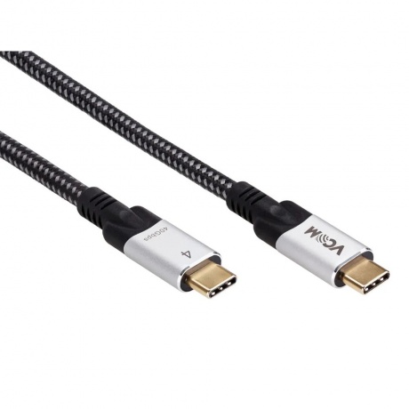 Кабель VCOM USB4 TypeC(M)-TypeC(M), PD 240W, 2м (CU560-2M) - фото 1