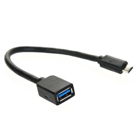 Кабель VCOM USB 3.1 Type-Cm - USB 3.0 Af, 1,5A, 0,2m (CU409) - фото 1