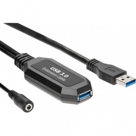 Кабель VCOM USB3.0-repeater, Am-Af 10м (CU827-10M)