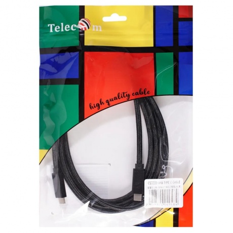 Кабель Telecom USB 3.1 Type Cm - Cm. 5А 1m (TC420B) - фото 2