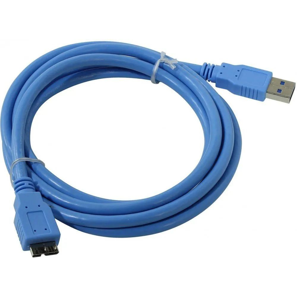 кабель telecom usb a usb b vus6900t 1 8 м прозрачный Кабель Telecom USB3.0 Am-MicroBm 1.8m (TUS717-1.8M)