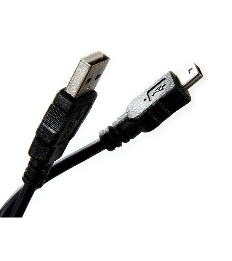 Кабель Telecom USB 2.0 A-mini-B 5P (3м) чёрный (TC6911BK-3.0M) цена и фото